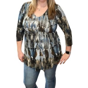 Women's Sky Babydoll Top - honeyme - 1 of 2