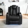 Home Imports Emporium Deluxe Theater Style Motion Loveseat with LED Lights - 2 of 4