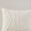 Gracie Mills Dean Chenille Geometric 3-Piece Cotton Comforter Set - 3 of 4