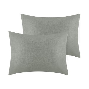 Unique Bargains Polyester Envelope Closure Soft and Breathable Pillowcases 2 Pcs - 1 of 4