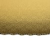 O'Creme Gold Rectangular Scalloped Corrugated Half Size Cake Board 14" x 18" - Pack of 10 - 3 of 3