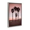 Stupell Industries Stanta Monica Palms Pink Floating Frame Canvas Art - 2 of 4