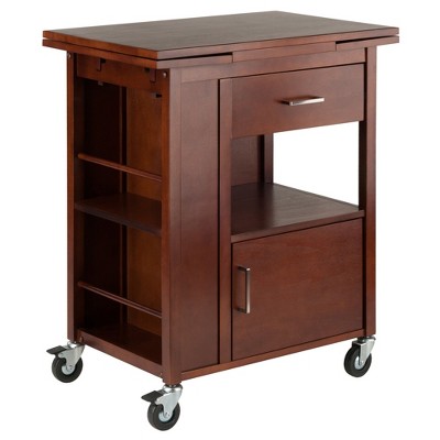 Gregory Kitchen Cart Walnut - Winsome