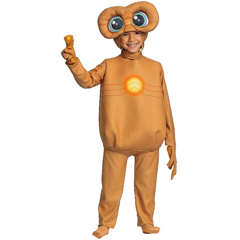 Disguise Toddler Boys' Deluxe E.T. Jumpsuit Costume, 1 of 2