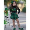 Green Parade Clover Plaid Skort Set - Mia Belle Girls - image 4 of 4