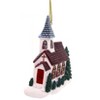 Gift Giant 4.5 Inch Church Religious Steeple Stain Glass Windows Tree Ornaments - 2 of 2
