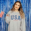 Simply Sage Market Women's Graphic Sweatshirt USA 1776 Stars - 2 of 3