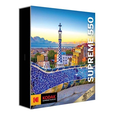 RoseArt KODAK Supreme Park Guell in Summer, Barcelona, Spain Jigsaw Puzzle - 550pc