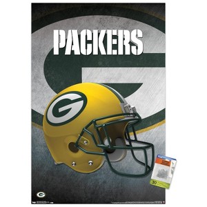 Trends International NFL Green Bay Packers - Helmet 16 Unframed Wall Poster Prints - 1 of 4