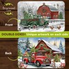 Briarwood Lane Winter Christmas Placemat (4-pack) 17x11.25 Winter Trucks For Christmas Placemat - 2 of 4