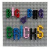 SCS Direct Brick Building Blocks Large Gray Baseplates - 10"x10, 4pcs- Dual Side Connectivity, Compatible w All Major Building Blocks & Bricks Brands - 4 of 4