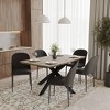 LeisureMod Ravenna 6-Piece Dining Set - 63" Rectangular MDF Wood Dining Table, 5 Leather Dining Chairs - 2 of 4