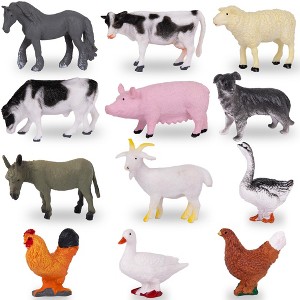 ArtCreativity 2" Farm Animal Figurines Set (12 Pieces) - 1 of 4