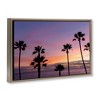 Stupell Industries Sunsets & Scattered Palm Trees Floating Frame Canvas Art - 2 of 4