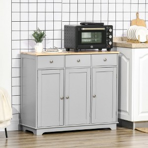 Sideboard Buffet Cabinet with Drawers, Kitchen Cabinet, Coffee Bar Cabinet - 1 of 4