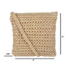 CTM Women's Crochet Crossbody Handbag - 3 of 4