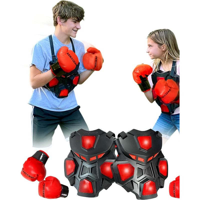 ArmoGear Electronic Boxing Game - 2 Pair Boxing Gloves, 2 of 4
