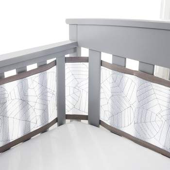 Breathablebaby Breathable Mesh Crib Liner - Classic Collection - Gray  Clover : Target