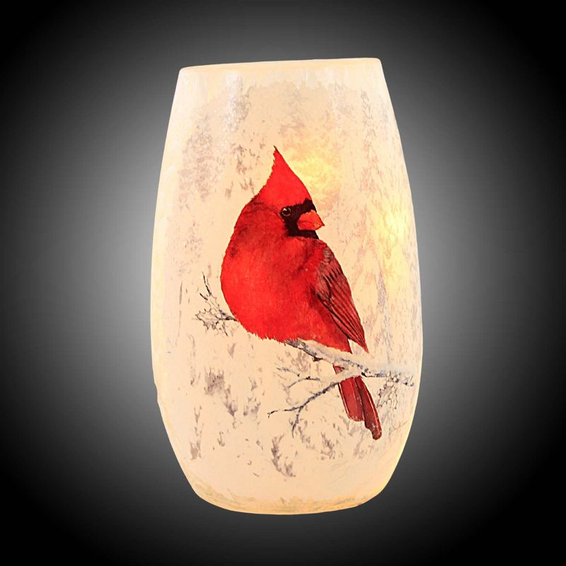 Stony Creek 5.25 In Cardinals Pre-Lit Small Vase Electric Red Birds Novelty Sculpture Lights, 2 of 4