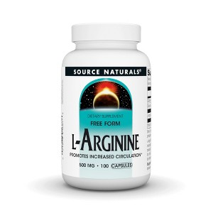L-Arginine 500mg by Source Naturals, Inc.  -  100 Capsule - 1 of 3