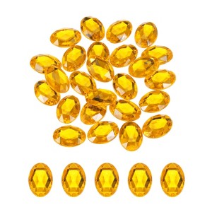 Unique Bargains Acrylic Flat Back Diamond Gems Bead for Face Painting DIY Crafts 25 Pcs - 1 of 4