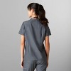 Members Only Palermo V-Neck Scrub Top for Women With Zipper Pocket - 3 of 4