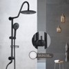 PAGED Shower Head with Spray Patterns Rain Shower Head with Body Jet Handshower, Shower Heads for Bathroom - 3 of 4