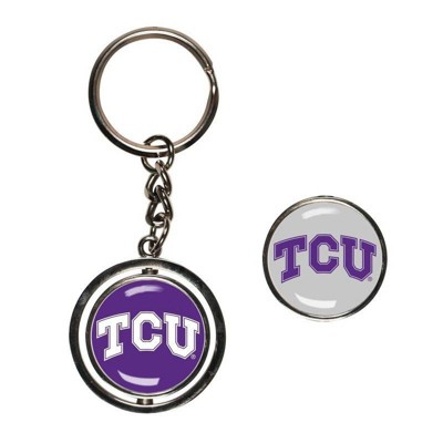 NCAA TCU Horned Frogs Spinner Key Ring