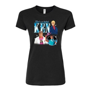 Women's - Barbie - Hes A Total Ken Group Fitted Graphic T-Shirt - 1 of 2