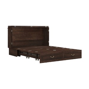 Keloyid Haimyy Solid Wood Frame Queen Murphy Bed Chest with Built-in Charger and Strong Drawer - 1 of 4