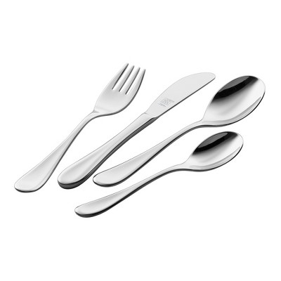 ZWILLING TWIN Kids Filou 4-pc 18/10 Stainless Steel Flatware Set