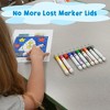 Darware Marker Holders; The Original Marker Gripper Silicone Marker Organizers for Broad Tip Colored Marker Sets, No More Lost Lids - 4 of 4
