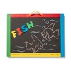 Melissa & Doug Magnetic Chalkboard and Dry-Erase Board With 36 Magnets, Chalk, Eraser, and Dry-Erase Pen - 4 of 4