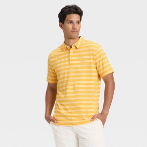 Men's Comfort Wear Striped Polo Shirt - Goodfellow & Co™ - 1 of 3