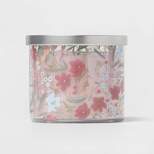 14oz Easter Jar with Metal Cover Peony & Cherry Blossom Candle Off-White - Threshold™