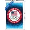 Trends International Team USA: 2026 Winter Olympics (Milan) - Logo Framed Wall Poster Prints - 3 of 4