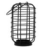 Black Round Metal Wire Pillar Candle Holder with Handle - Foreside Home & Garden - 2 of 4
