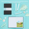 Ohuhu 5.5"x8.5" Double-Sided Marker Pad Bleedproof, 90 lb/150 gsm Smooth Drawing Paper, 60 Sheets/120 Pages, Hardcover Sketch Book for Alcohol Markers - 3 of 4
