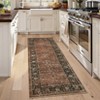 Washable Area Rugs for Living Room, Floral Rugs Oriental Vintage Rugs - 3 of 4