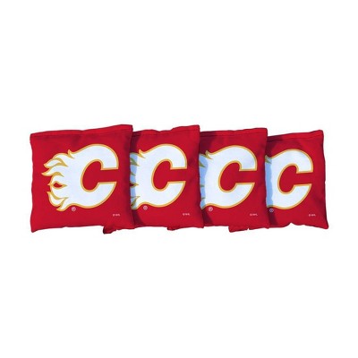 NHL Calgary Flames Corn-Filled Cornhole Bags Red - 4pk