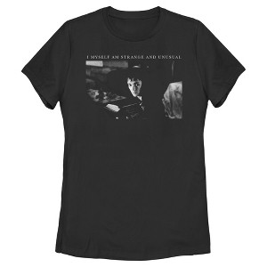 Women's Beetlejuice Lydia I Myself Am Strange and Unusual T-Shirt - 1 of 4