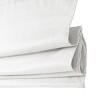 Dsvimoy Curtain Panel Basketweave Cordless Roman Shade for Light Control and Privacy, White, 11.42"*4.4"*7.48" - 4 of 4