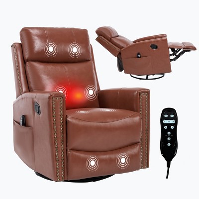GlasFlength Massage Chairs Real Home Massage Chair Human Touch Massage Chairs Full Body Relax for Living Room, Red, 30.6"*37.5"*41.6"