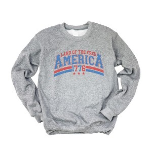 Simply Sage Market Women's Graphic Sweatshirt Land Of The Free America - 1 of 3