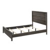 Full Size Wooden Platform Bed with Headboard for Bedroom - 3 of 4