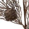 Vickerman 36" Glitter Pine Cone Artificial Christmas Spray - 3 of 4