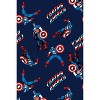Marvel Men's Captain America Retro Allover Print Loungewear Pajama Pants Blue - 3 of 3