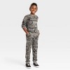 Boys' Marvel Black Panther Crewneck Fleece Sweatshirt - Dark Gray - 3 of 3