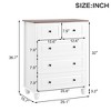 Bella Depot Modern Chest of Drawers Dresser Tall Wood Storage Cabinet for Living Room, Entryway, Hallway - 3 of 4