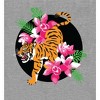 Natural World Tiger & Flowers Adult Crew Neck Long Sleeve Tee - 2 of 2